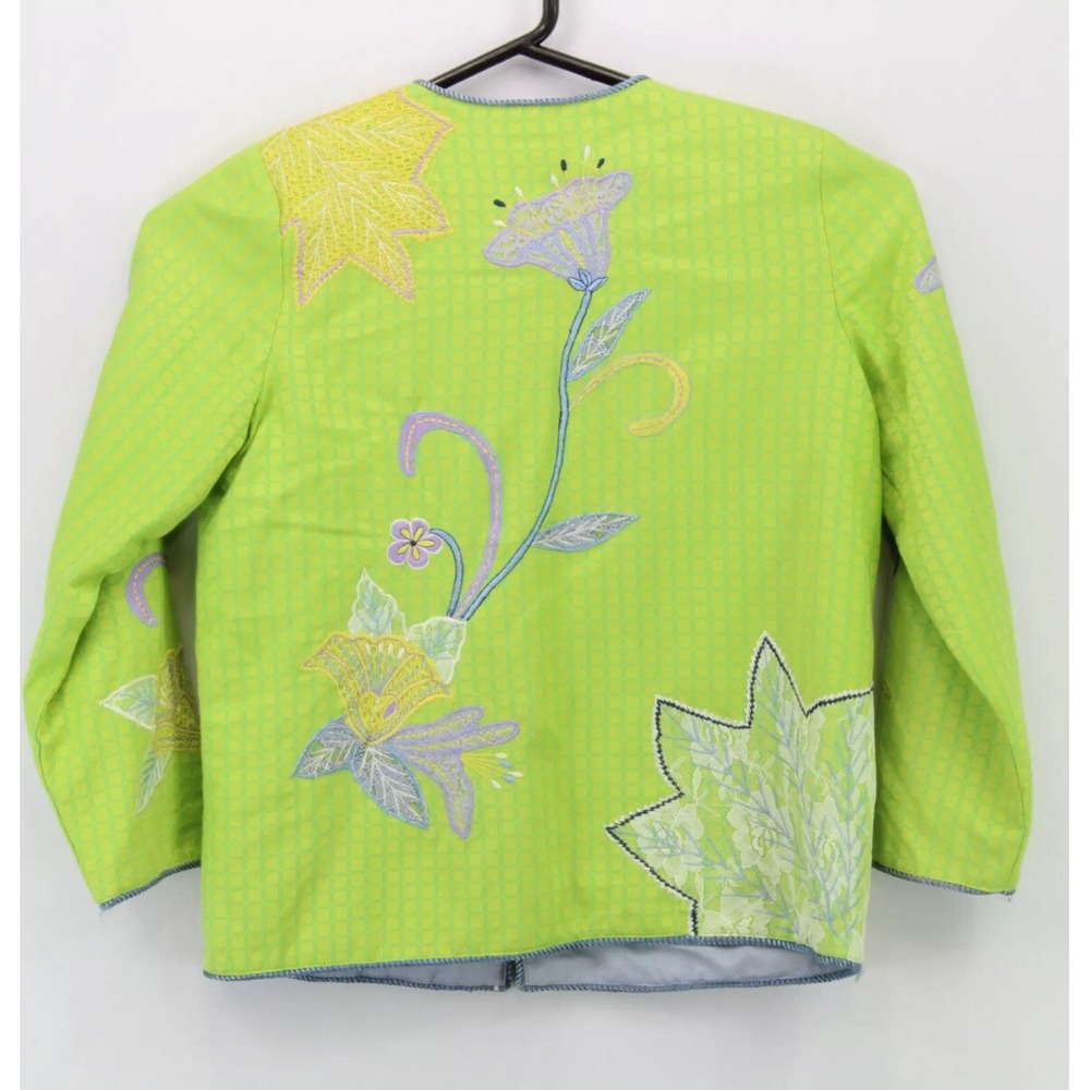 Indigo Moon Size Small Jacket Toggle Front Lined … - image 5